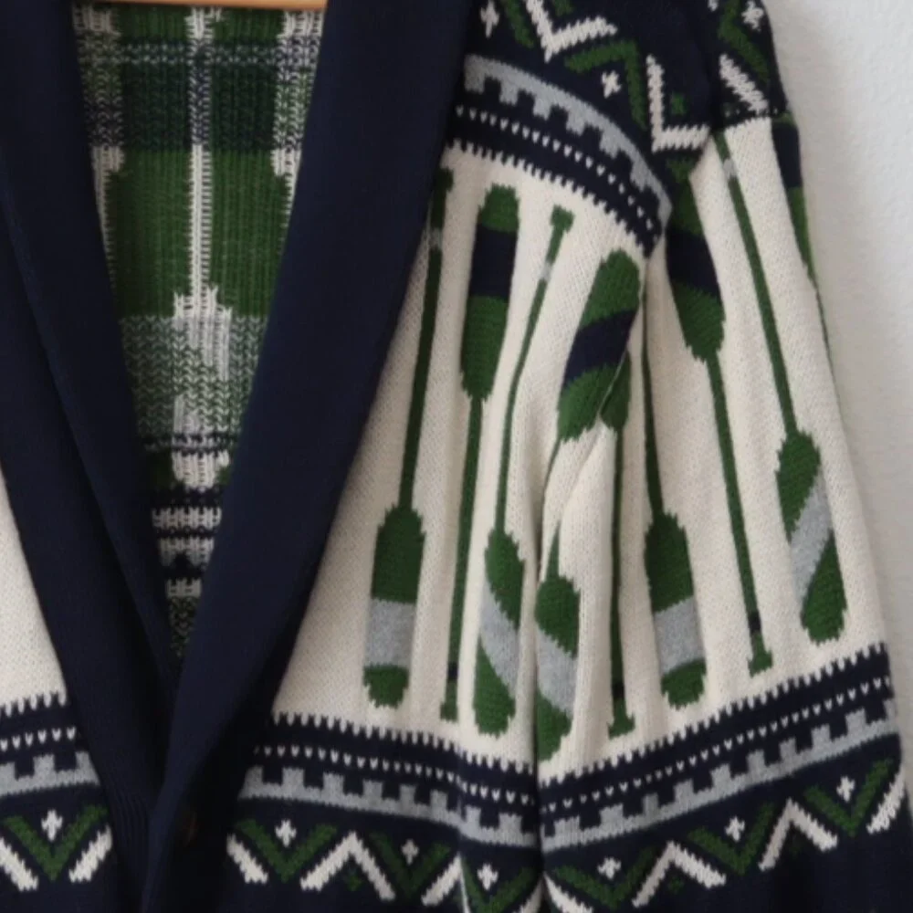 Vintage Merona Oars Cardigan Sweater | L
